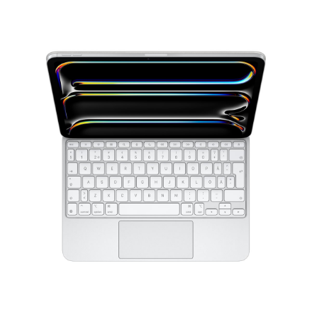 Apple Magic Keyboard MWR03S/A – keyboard case for iPad Pro 11-inch (M4), Swedish layout, white
