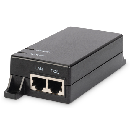 DIGITUS DN-95102-1 – Gigabit Ethernet PoE injector, 10/100/1000 Mbit/s, 1 × RJ45