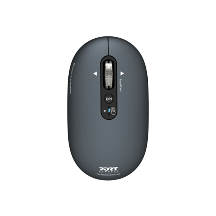 PORT CONNECT Mouse PURE MAC Wireless Bluetooth Gray