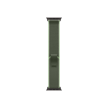 Apple (Apple 49mm Green/Neon Trail Loop - S/M - Black Titanium Finish)