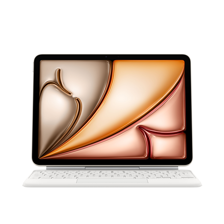 Apple Magic Keyboard MDFV4Z/A – keyboard case for iPad Air 11-inch (M3), international English layout, white