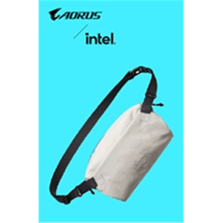 Gigabyte AORUS Intel – krepšys per petį, pilkas