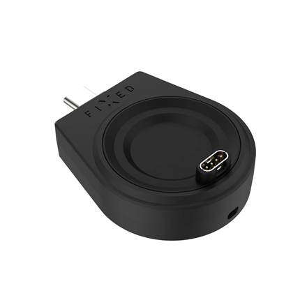 FIXED FIXDW-GA-BK – USB-C įkrovimo adapteris Garmin Fenix 5/6/7/7X/8, Epix, Venu 2/3/3S ir Vívoactive 3/4/5