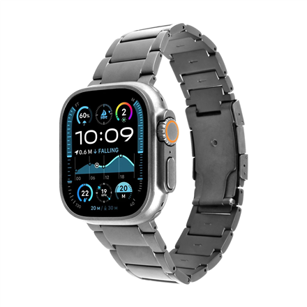 Fixed Titanium Strap for Apple Watch 44/45/46/49mm Natural Titanium