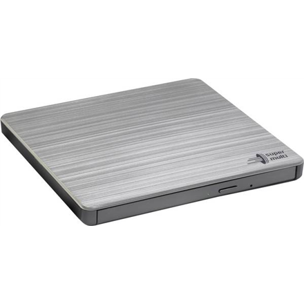 H.L Data Storage Ultra Slim Portable DVD-Writer GP60NS60 Interface USB 2.0 DVD±R/RW CD read speed 24 x CD write speed 24 x Silver Desktop/Notebook