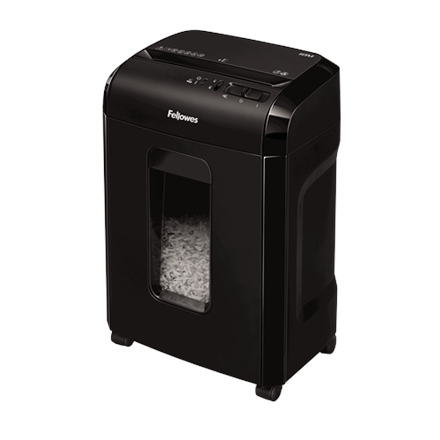 Fellowes Powershred 10M Black 19 L Credit cards shredding Paper handling standard/output 10 sheets per pass Micro-Cut Shredder Warranty 24 month(s)