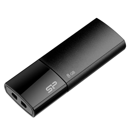 Silicon Power Ultima U05 SP008GBUF2U05V1K – 8 GB USB-A atmintinė, juoda
