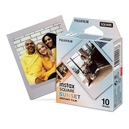 Fujifilm Instax Square Sunset – saulėlydžio gradiento momentinė juostelė, 10 lapelių