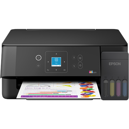 Epson EcoTank L3360 Inkjet Colour Multifuction Printer A4 Wi-Fi Black