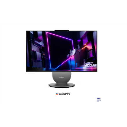 Lenovo Yoga AIO 27IPH11 F0JR0011MT – 27 colių monoblokas, Intel Core Ultra 7 356H, 32 GB LPDDR5X, 1000 GB SSD, Intel Graphics, šiaurietišką klaviatūra, Windows 11 Home, 24 mėn. garantija