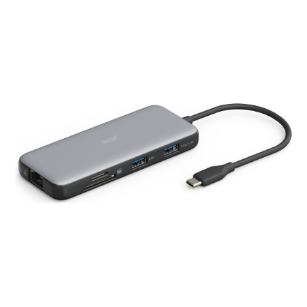 Digitus USB-C docking station, 7-port DA-70914 Ethernet LAN (RJ-45) ports 1 HDMI ports quantity 1
