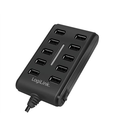 Logilink USB Hub 10-Port USB2.0 with power adapter 3.5A UA0125