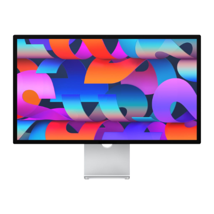 Apple Studio Display MFF14Z/A – 27 col. 5K monitorius, nanotekstūrinis stiklas, 5120 × 2880, 60 Hz, 600 cd/m², sidabro spalvos