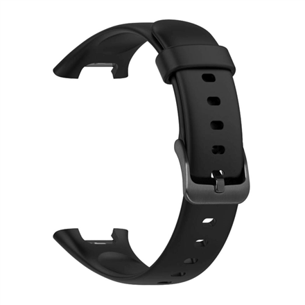 FIXED FIXSSTB-1056-BK – silikoninis laikrodžio dirželis, Xiaomi Mi Smart Band 7 Pro, juodas