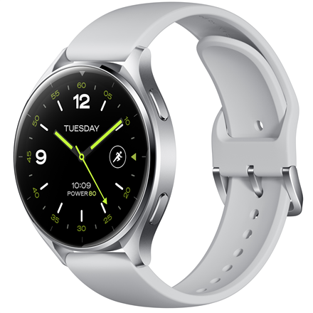 Xiaomi Watch 2 BHR8034GL – AMOLED išmanusis laikrodis, GPS, sidabrinis
