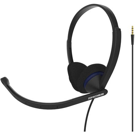 Koss CS200i – wired on-ear headset with microphone and 3.5 mm plug