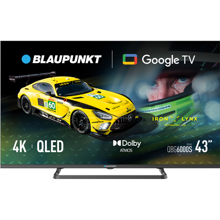 Blaupunkt QLED TV 43QBG6000S 43 Smart TV Google TV Black