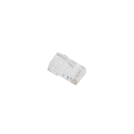 Lanberg RJ45 CAT.6 UTP Plug 8P8C PASS Through Type, 100 pcs PLU-6000EZ Transparent