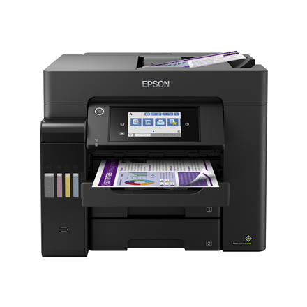 Epson Multifunctional Printer EcoTank L6570 Inkjet Colour Inkjet Multifunctional Printer A4 Wi-Fi Black