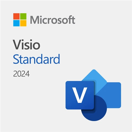 Microsoft Visio Standard 2024 EP2-07167 – atsisiunčiama ESD licencija 1 įrenginiui, internetinis produkto raktas, visos kalbos