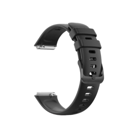 Fixed Silicone Strap for Huawei Band 8/9/10 Black