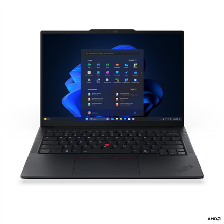 Lenovo ThinkPad E14 G8 AMD, juodas, 14 " IPS WUXGA 1920 x 1200 pikselių, matinis, AMD Ryzen AI 5 330, 16 GB SODIMM DDR5, SSD talpa 512 GB, AMD Radeon 820M Graphics, Windows 11 Pro, 802.11be, Bluetooth versija 5.4, klaviatūros kalba: skandinavų