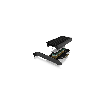 Raidsonic ICY BOX PCIe card with M.2 M-Key socket for one M.2 NVMe SSD