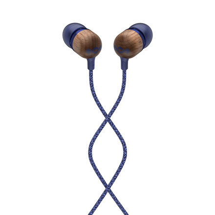 Marley Smile Jamaica EM-JE041-DNB – wired in-ear headphones with microphone, denim blue