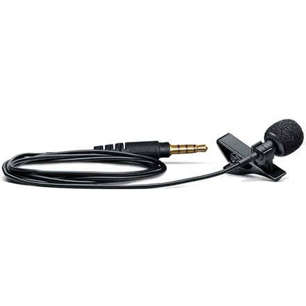 Shure MVL-3.5MM – петличный микрофон 3.5 мм для смартфона или планшета