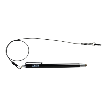 Port Connect Universal Stylus 140228 – universalus rašiklis su 40 cm tvirtinimo virvele, juodas