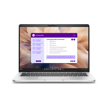 Dell Pro 14 Plus PB14250 – nešiojamasis kompiuteris, 14 col. matinis IPS FHD+ 1920 × 1200 ekranas, Intel Core Ultra 7 255U, 16 GB DDR5 RAM, 512 GB SSD, Intel Graphics, Windows 11 Pro, Wi-Fi 6 (802.11ax), Bluetooth 5.3, estiška klaviatūra