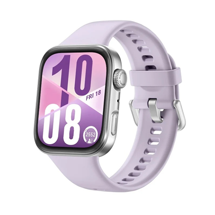 Huawei Watch FIT 4 – 1.82 colio vandeniui atsparus AMOLED išmanusis laikrodis, violetinis