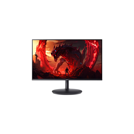 Acer Nitro XF274X Ergo – IPS monitorius, 24 col., 16:9, 240 Hz, 0.5 ms, 1920 × 1080 FHD, 250 cd/m², 2 × HDMI, juodas