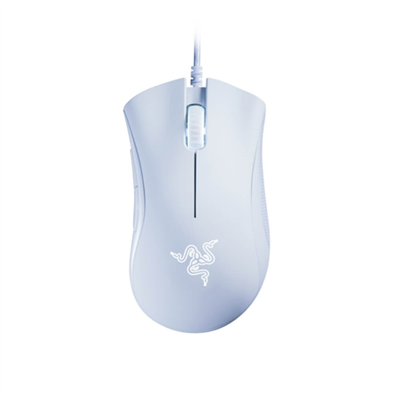 Razer DeathAdder Essential – žaidimų pelė, laidinė ergonominė pelė, balta