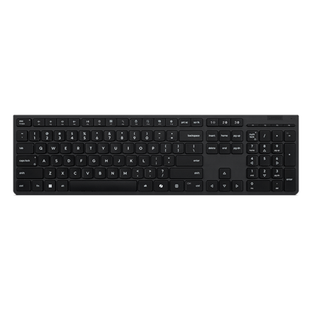 Lenovo Professional Wireless Rechargeable Keyboard Keyboard Wireless Bluetooth Lithuanian Grey