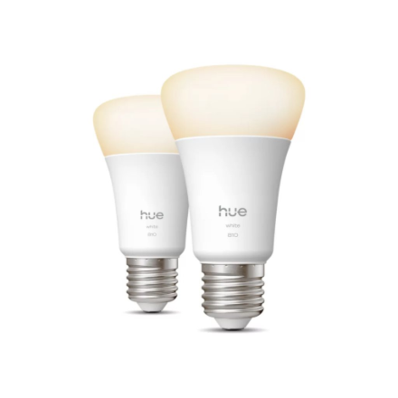 Philips Hue W 810 A60 2P EU E27 7 W Warm white to cool white light Bluetooth, Zigbee