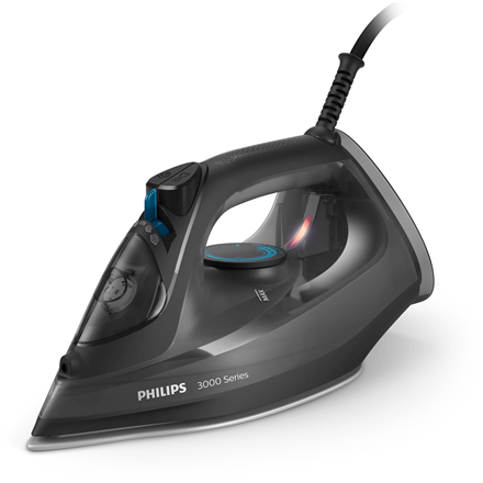 Philips Steam iron DST3041/80 3000 series Steam Iron 2600 W Continuous steam 40 g/min Water tank capacity 300 ml Black Steam boost performance 200 g/min