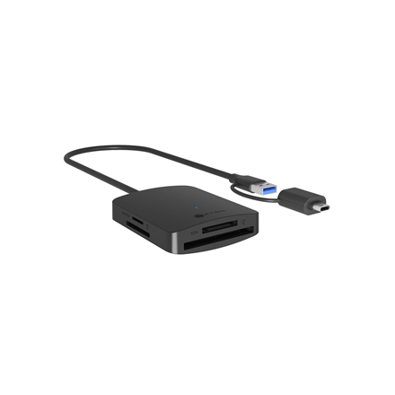 Raidsonic 4-in-1 Card Reader with USB 3.2 Gen 1 Type-A + Type-C IB-CR302-CU3