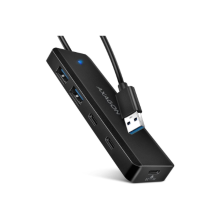 AXAGON USB šakotuvas Travel (HUE-C2A) – USB-A, 5 Gb/s