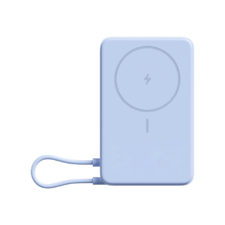 Xiaomi Magnetic 10000 BHR08PCGL – 10 000 mAh magnetinė išorinė baterija, mėlyna