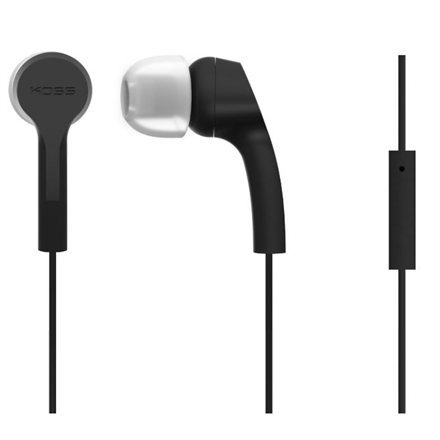 Koss KEB9iK – wired in-ear headphones with microphone, black