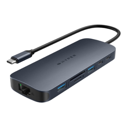 Hyper HyperDrive Next 11 Port USB-C Hub HD4006GL Ethernet LAN (RJ-45) ports 1 HDMI ports quantity 2 x 4K 60Hz