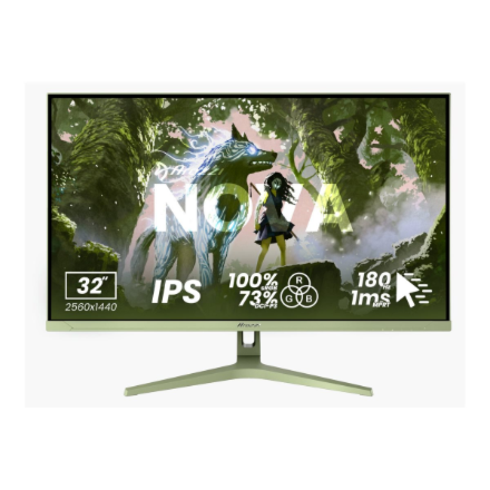 Arozzi Nova AZ-NO-49TUW165-FST – 49 col. lenktas VA žaidimų monitorius, DQHD 5120 × 1440, 32:9, 165 Hz, 4 ms, 350 cd/m², 2 × HDMI, miško žalias