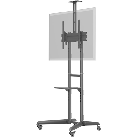 Goobay Floor stand 59508 TV Presentation Stand Pro (Size L) Adjustable Height, Tilt 37-70 " Black