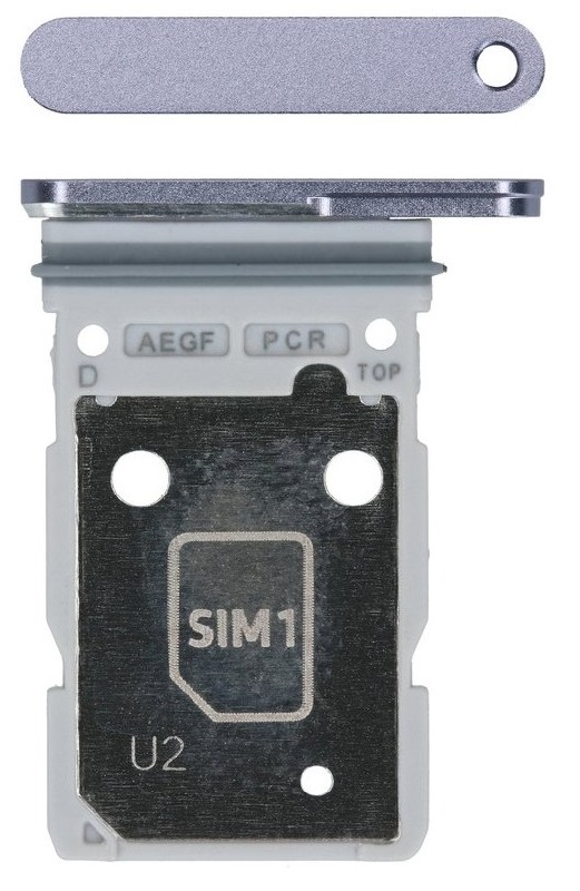 SIM kortelės laikiklis Samsung A576 A57 5G Lilac originalus (service pack)
