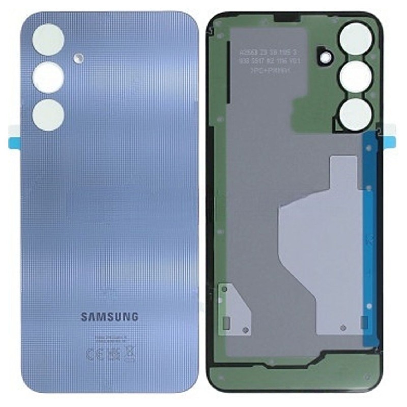 Galinis dangtelis Samsung A256 A25 Optimistic Blue (without camera lens) originalus (used Grade B)