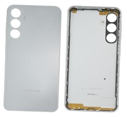 Задняя крышка для Samsung A165 A16 4G, серая (без стекла камеры), оригинал (б/у, класс C)