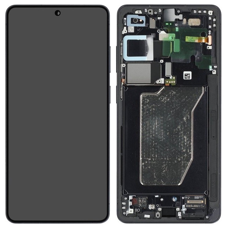 Ekranas Samsung S948 S26 Ultra su lietimui jautriu stikliuku ir rėmeliu Black originalus (assembled service pack)