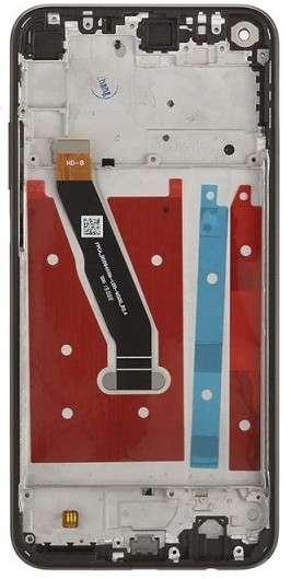 LCD-экран Huawei P40 Lite E с сенсорным экраном и рамкой, черный, ORG