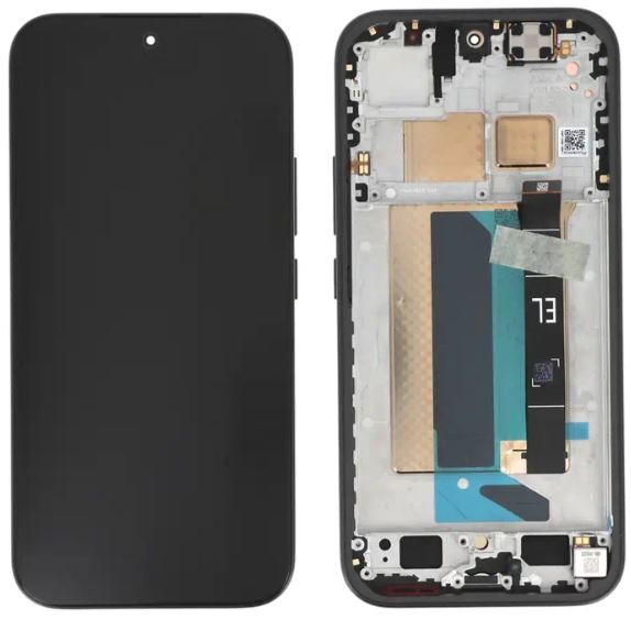 Оригинальный модуль LCD-дисплея и сенсорного экрана с рамкой для Xiaomi 17T 5G, чёрный (сервисная упаковка)